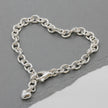 Mini Lifetime Silver Heart Charm Bracelet