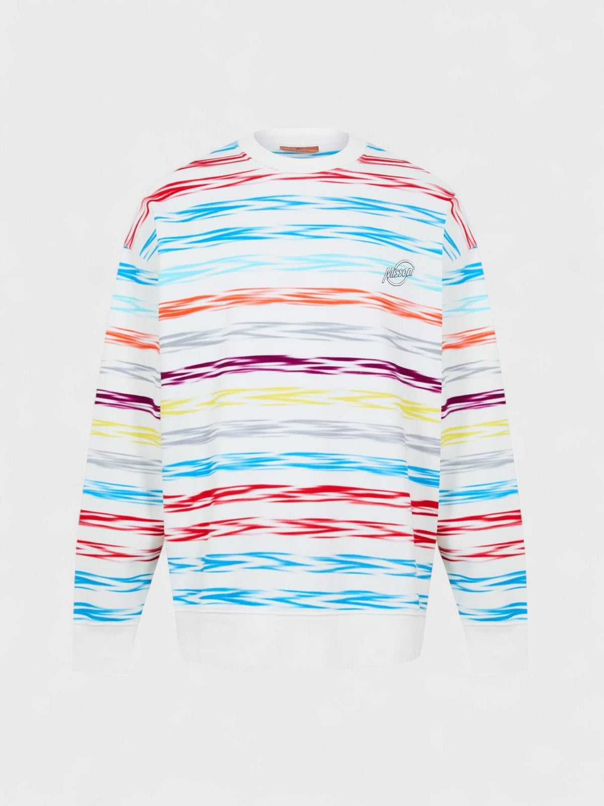 Missoni Printed Crewneck Sweatshirt Multi White