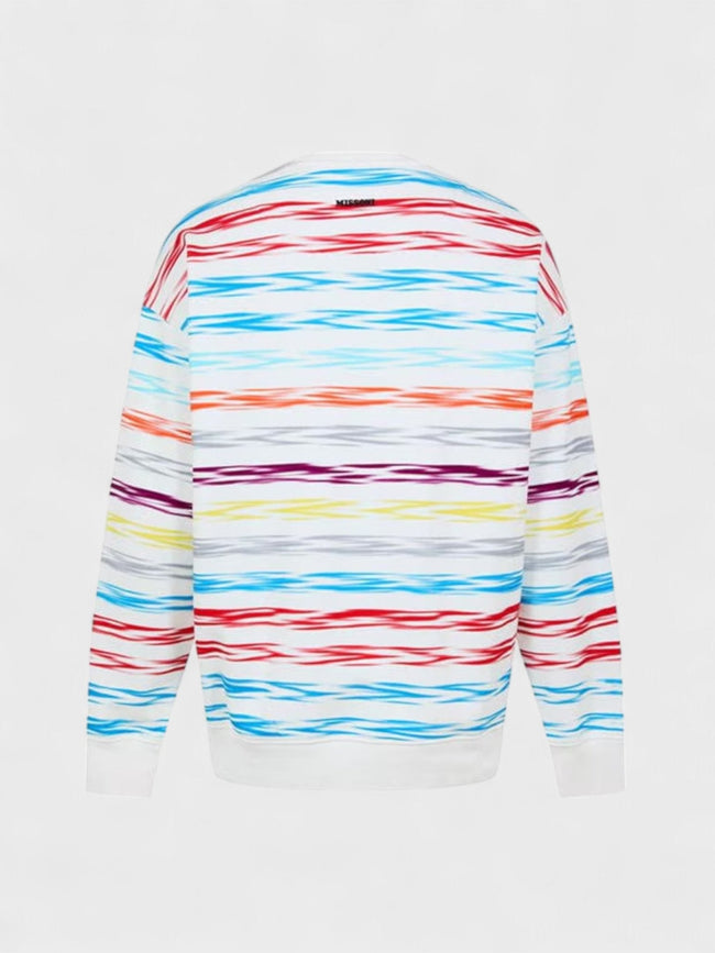 Missoni Printed Crewneck Sweatshirt Multi White