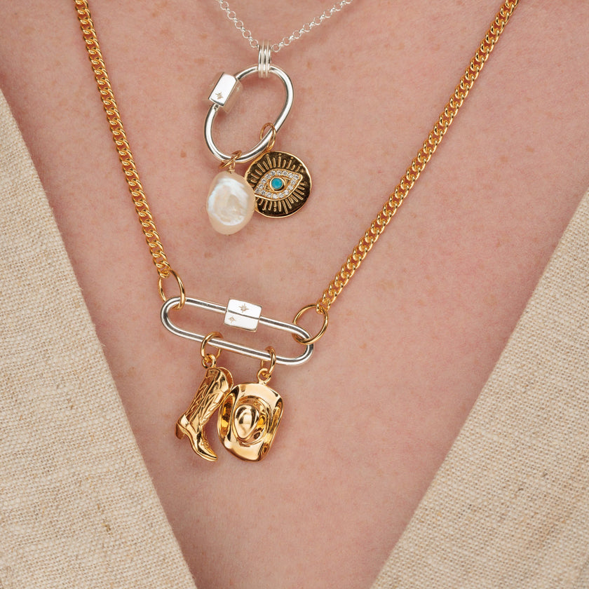 Baroque Pearl Charm