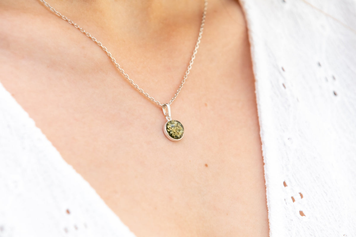 Ciondolo ESSENTIALS Mini Ambra Verde