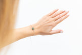 Bracciale a catena a maglie Green Amber ESSENTIALS