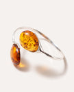 Statement Amber Torque Bangle