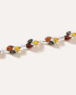 Bracciale a catena multicolor 
