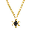 The Obsidian Marrow Necklace Gold