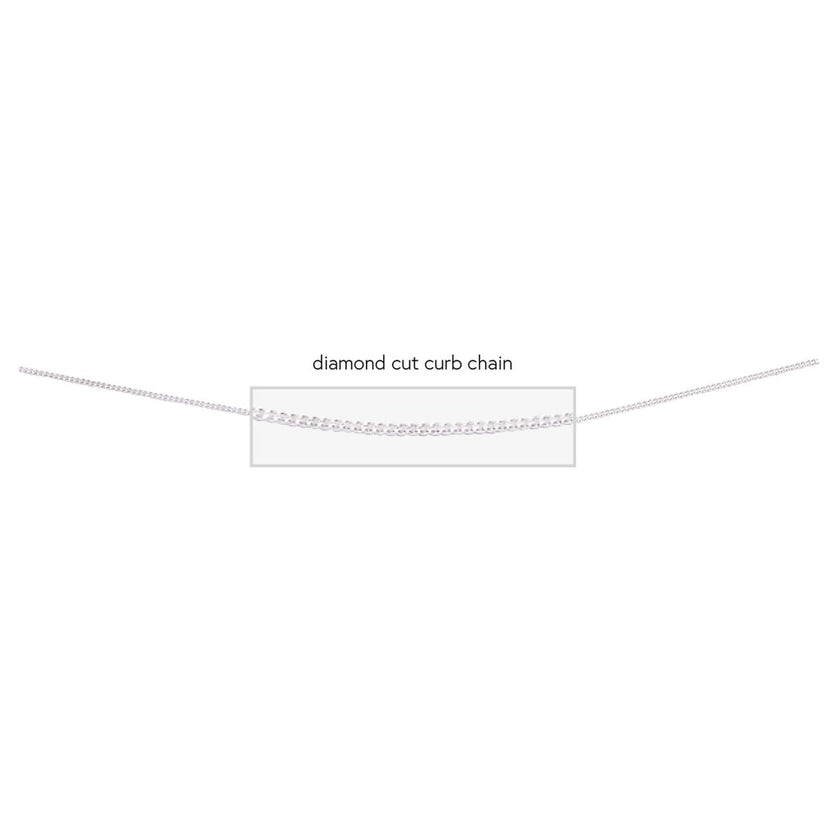 Beginnings Diamond Cut Curb Chain