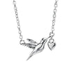 Beginnings Hummingbird Heart Necklace