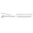 Beginnings Rhodium Plated Belcher Chain with Extender 56cm-61cm