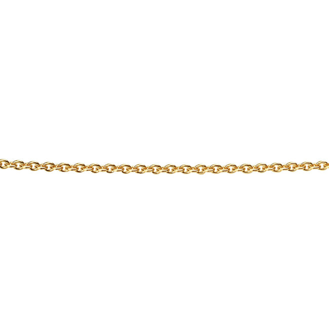 Beginnings Plated Curb Chain with Extender 56cm-61cm