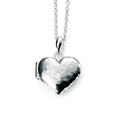 Beginnings Hammered Heart Locket Necklace 40+5cm