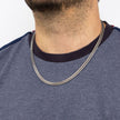 Fred Bennett Oxidised Foxtail Chain Necklace