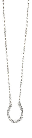 Beginnings Horse Shoe Necklace with Cubic Zirconia 42-47cm