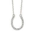 Beginnings Horse Shoe Necklace with Cubic Zirconia 42-47cm