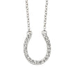 Beginnings Horse Shoe Necklace with Cubic Zirconia 42-47cm