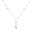 Diamonfire Halskette mit Navette- und Pavé-Zirkonia