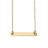 Beginnings Engravable Bar Necklace