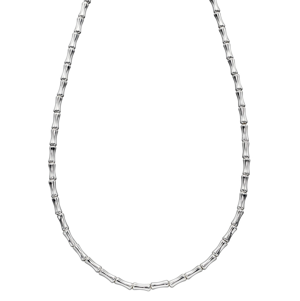 Beginnings Bamboo Silver Necklace