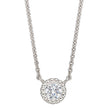 Beginnings Millegrain Edge Cubic Zirconia Necklace