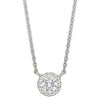 Beginnings Millegrain Edge Cubic Zirconia Necklace