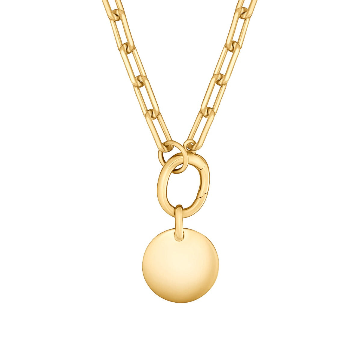 Beginnings Open Link Charm Carrier Necklace