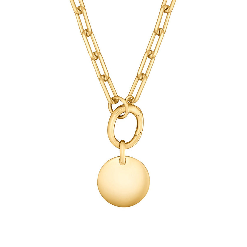 Beginnings Open Link Charm Carrier Necklace