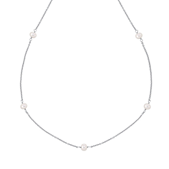 D For Diamond Perlenhalskette mit Diamant