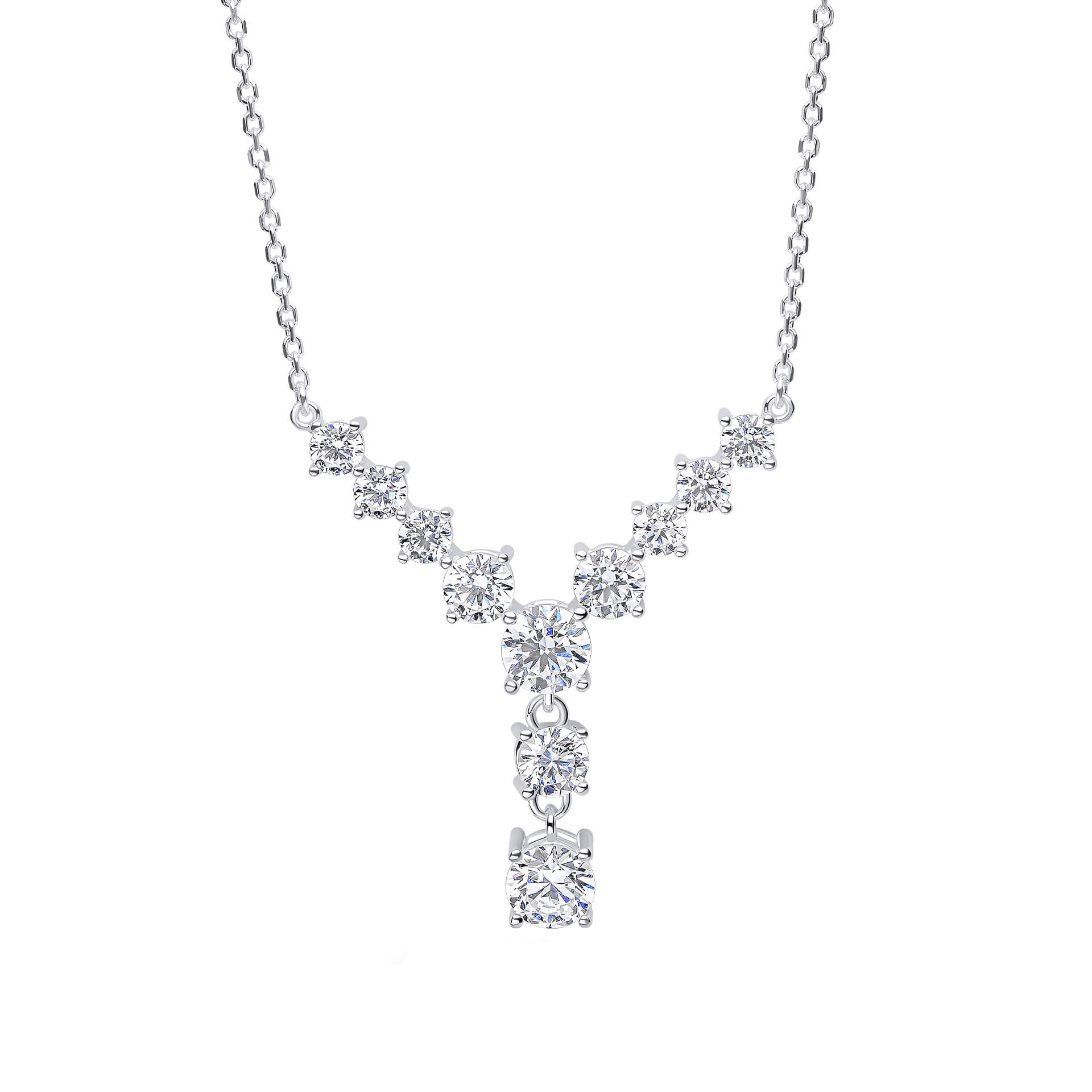 Beginnings Gradient Lariat Necklace