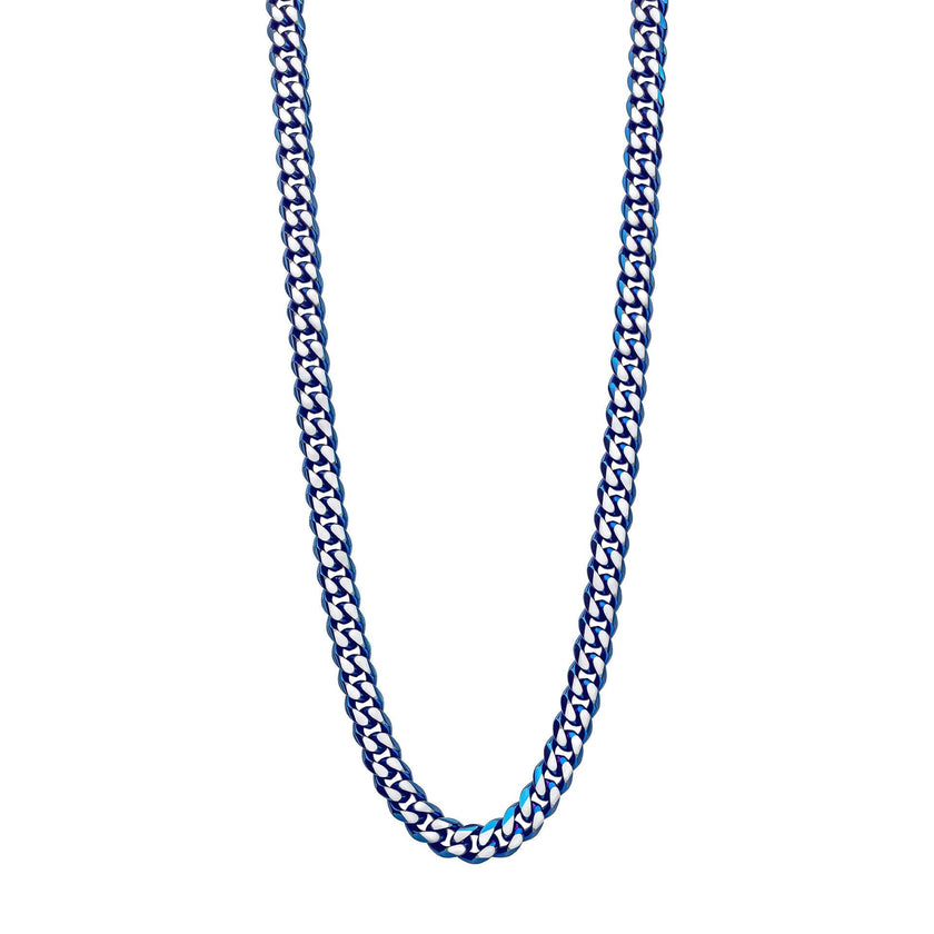 Fred Bennett Blue Curb Chain Necklace