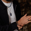 Fred Bennett Blue Curb Chain Necklace