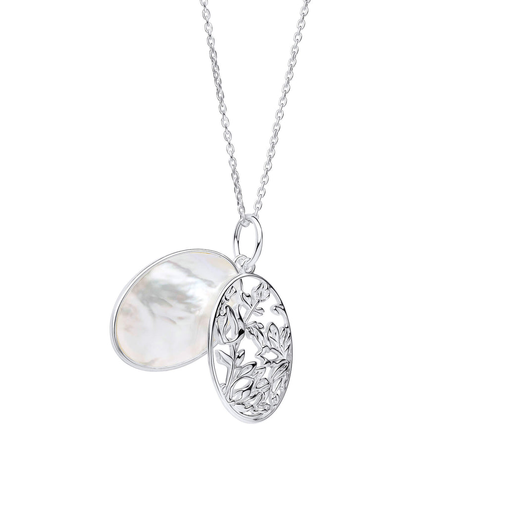 Laura Ashley Silver Lambton Garden Necklace