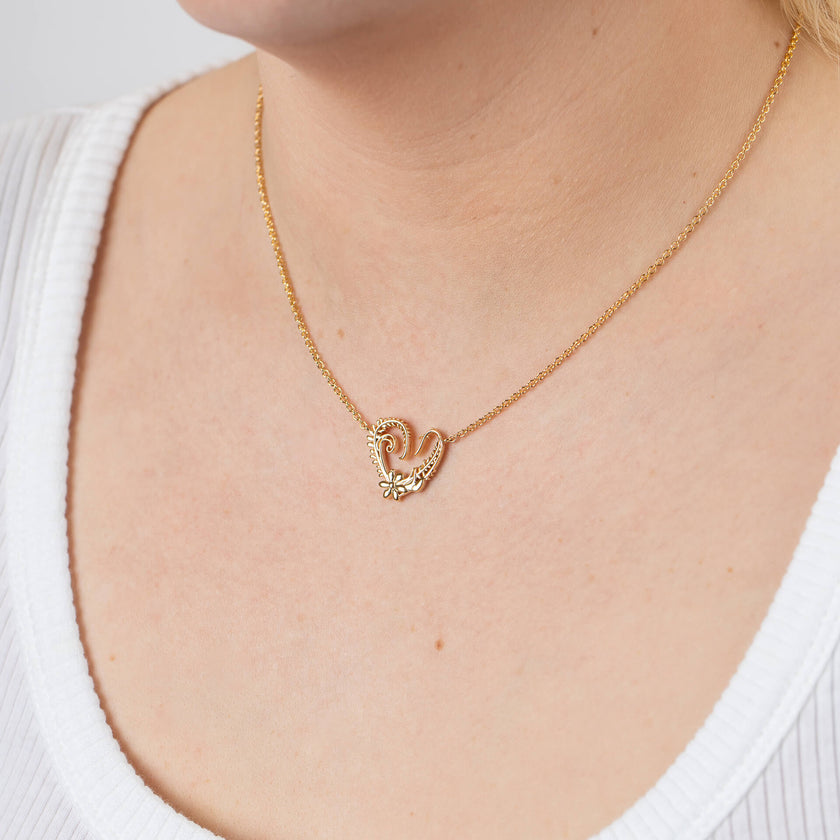 Laura Ashley Fashion Baroque Heart Necklace