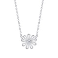 Laura Ashley Silver Thorncliff Daisy Necklace
