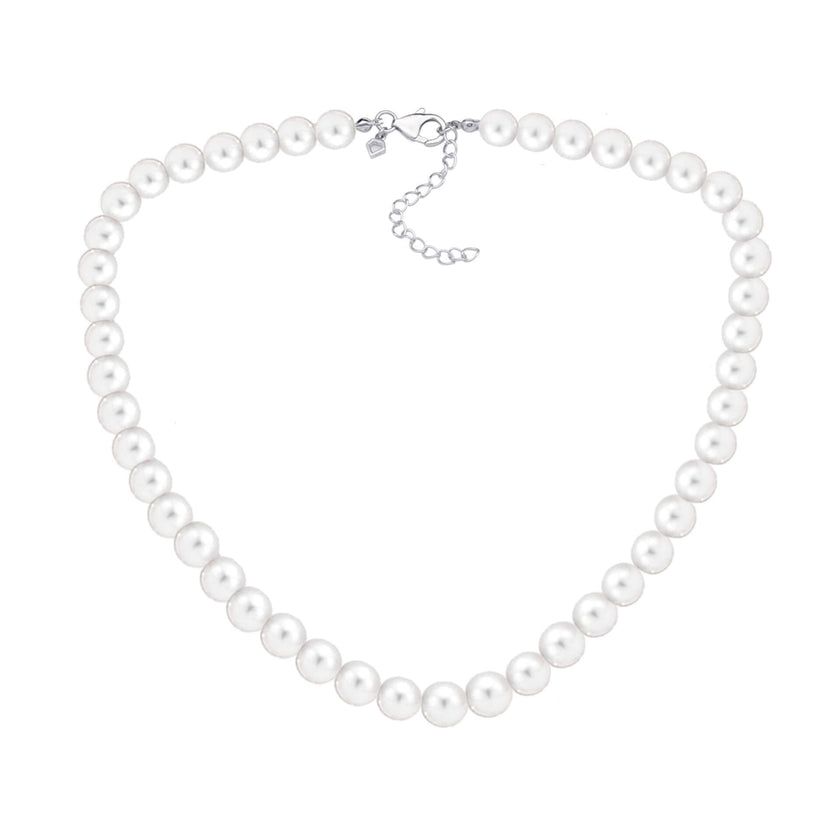 Diamonfire Shell Pearl Necklace