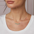 Laura Ashley Silver Thornage Flowers Necklace