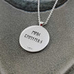 Travel Viking Rune Personalised Silver Necklace