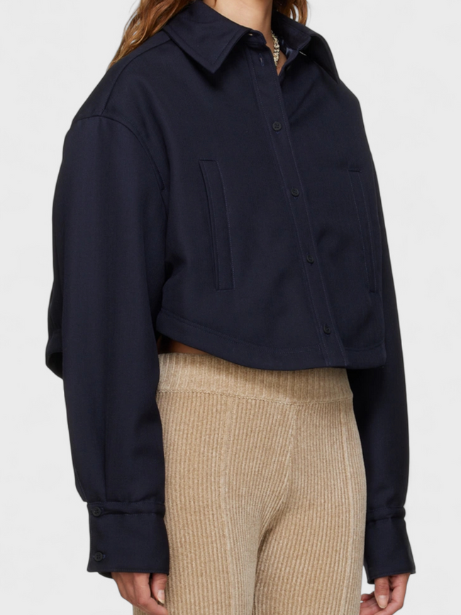 Jacquemus La Chemise Arnesi Navy