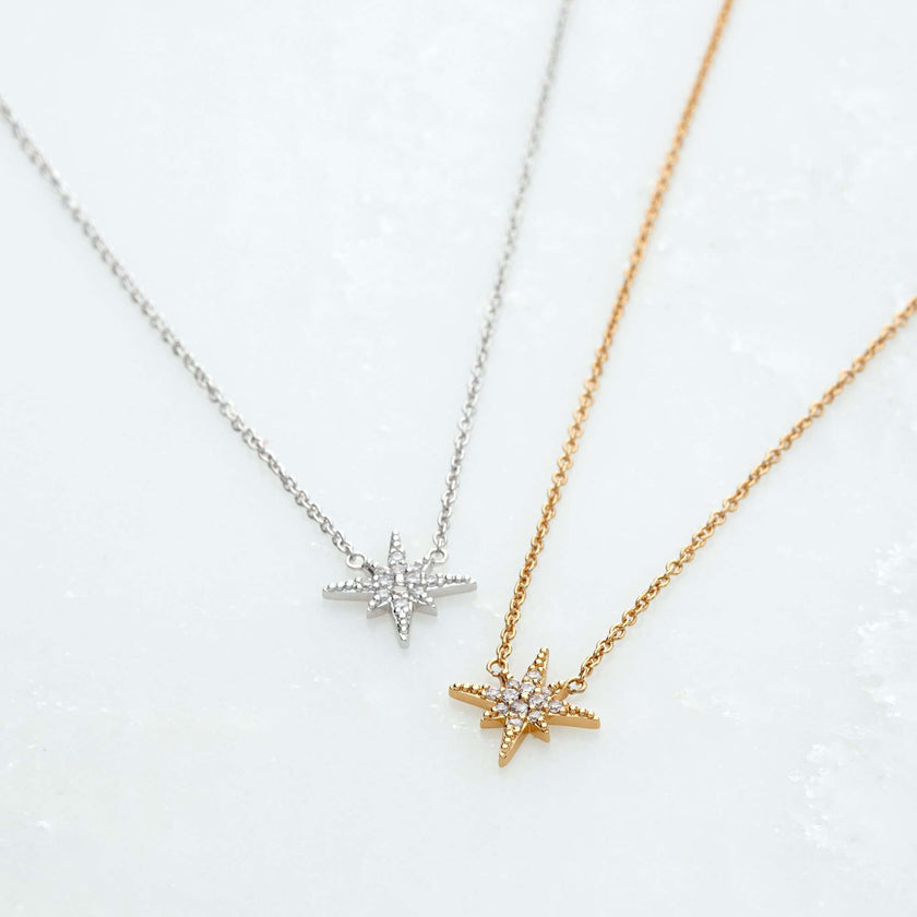 Starburst Necklace with Slider Clasp