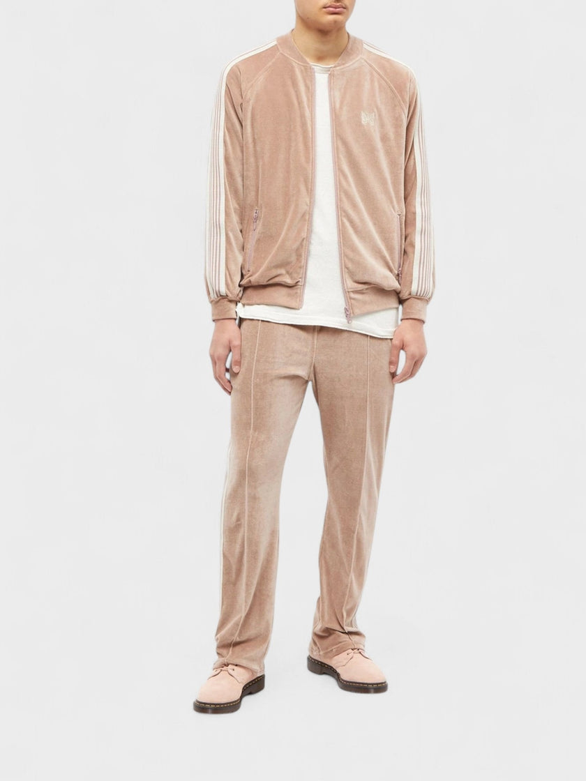 Needles Velour Track Jacket Old Rose