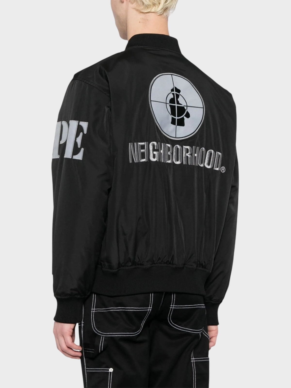 Neighborhood x Public Enemy x Majestic Baseball Jacket