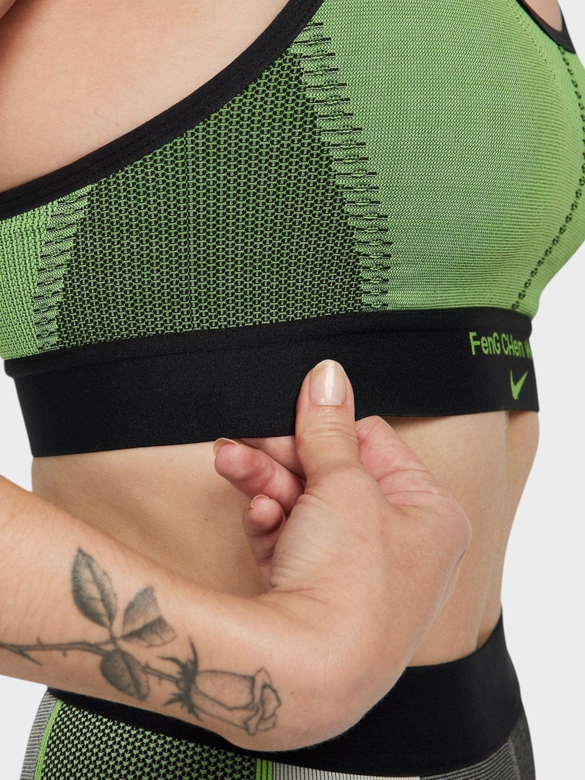 Nike x Feng Chen Wang Bra Action Green