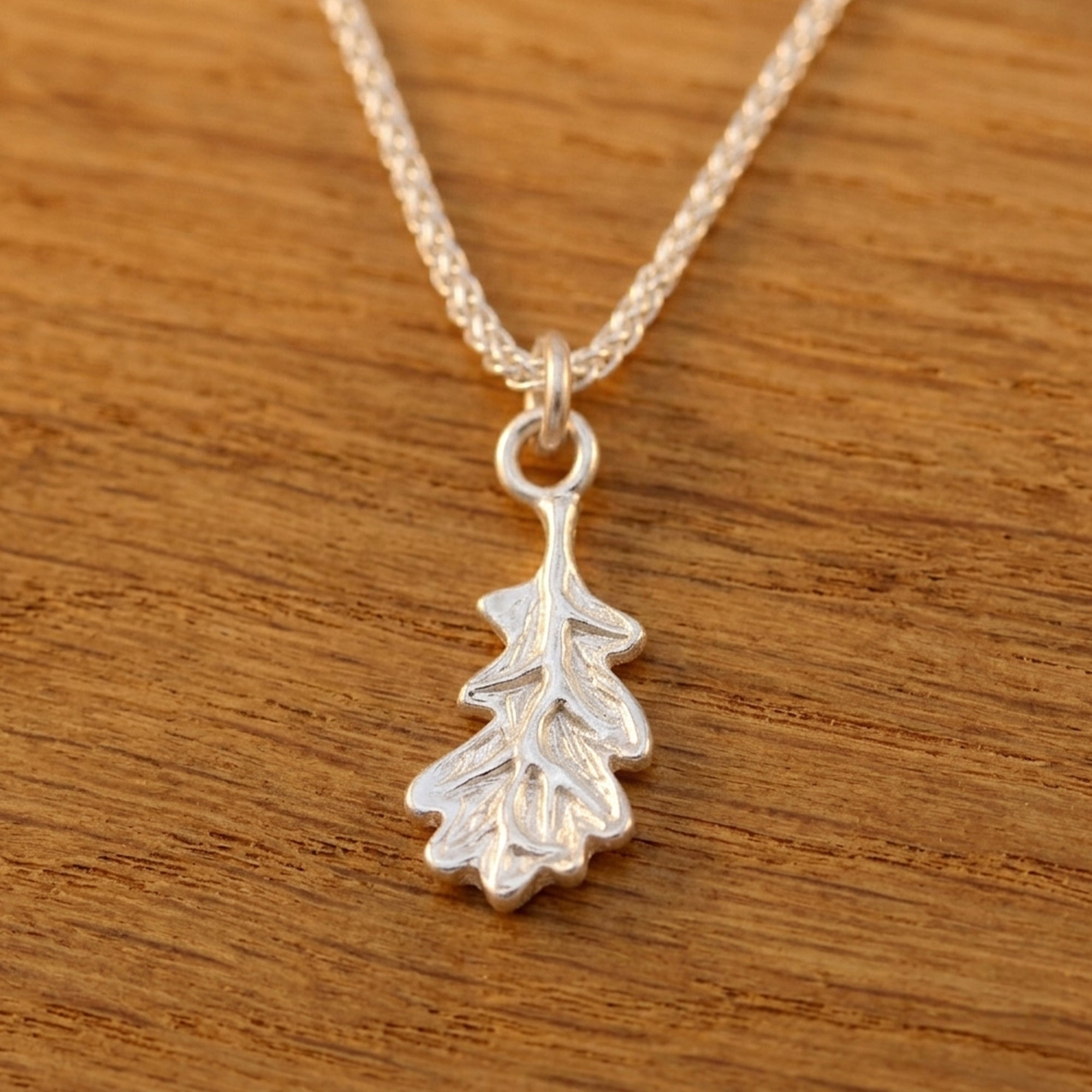 Oak Leaf Silver Charm