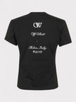 23 Logo Embroidered Fitted T Shirt Black