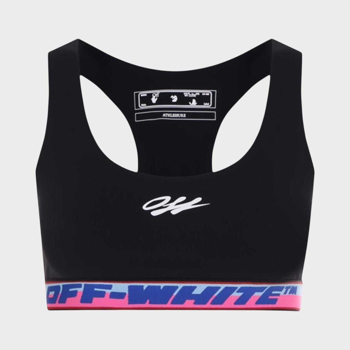 Athleisure Logo Bra Top Black