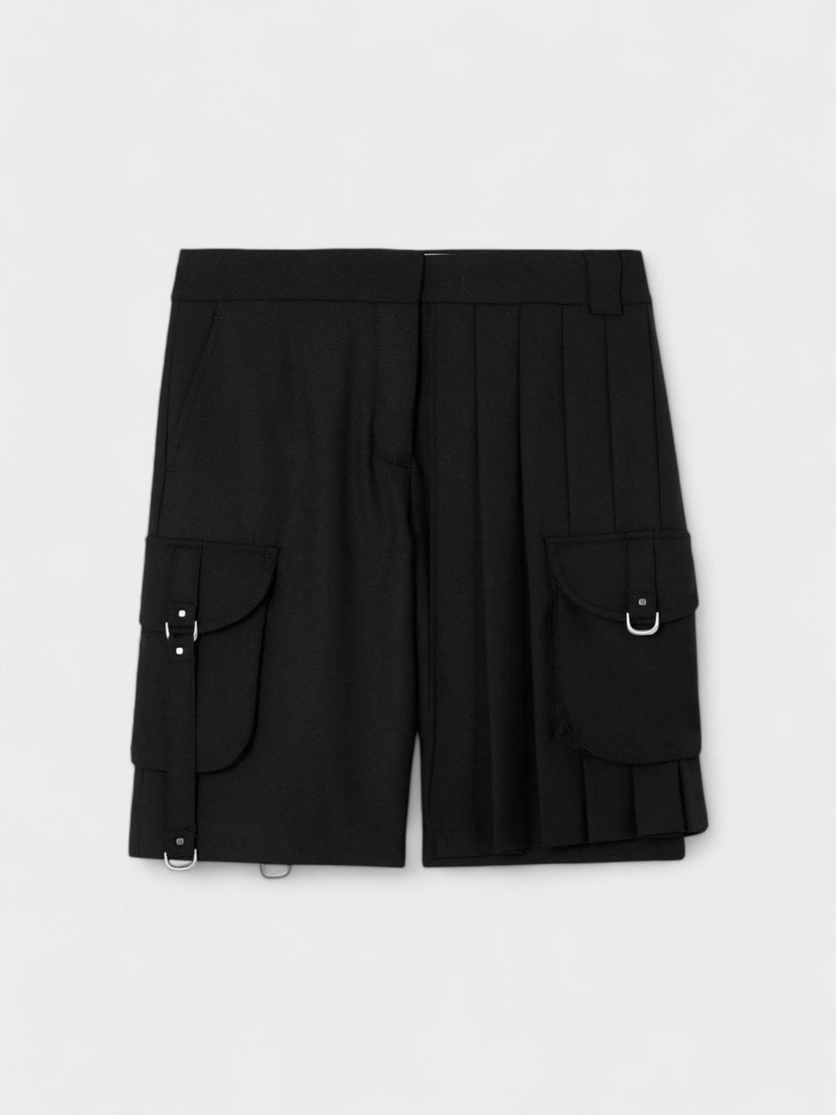 Blend Cargo Pleated Shorts Black