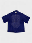 Off White Body Stitch S/S Shirt Blue White