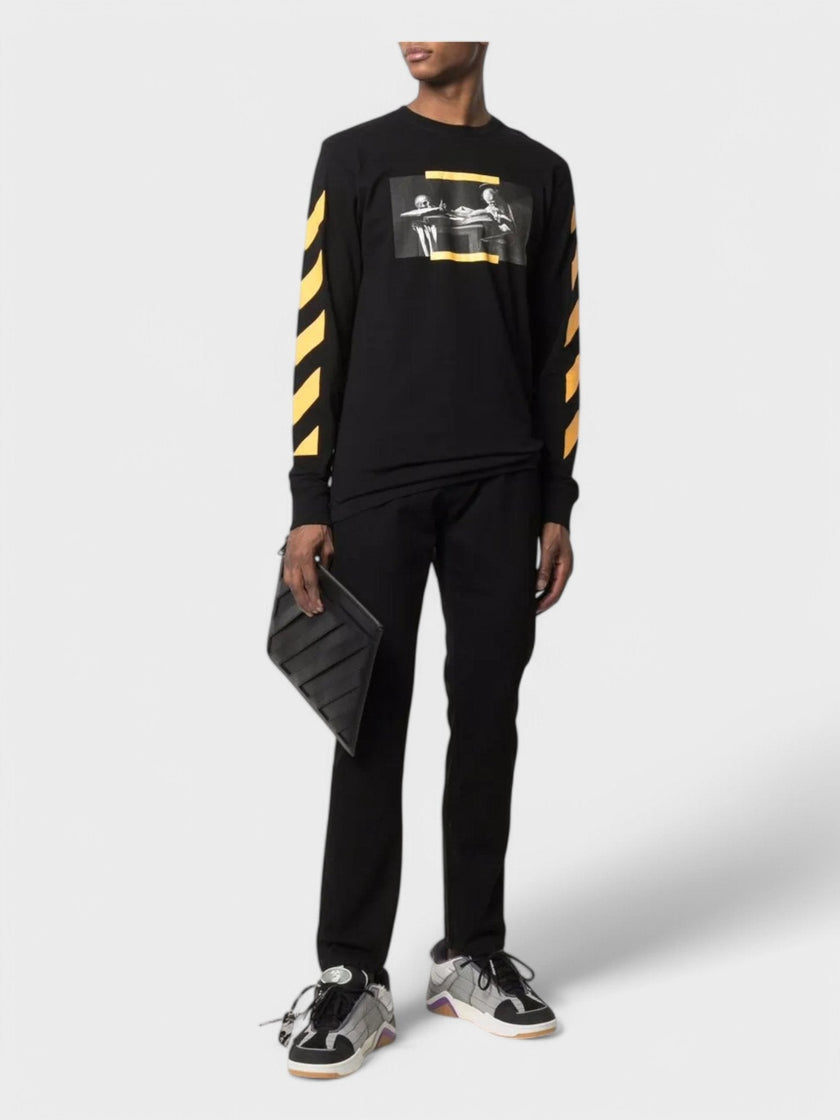 Carav Painting L/S Tee Black