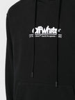 Off-White Chunky Logo Slim Hoodie Black White