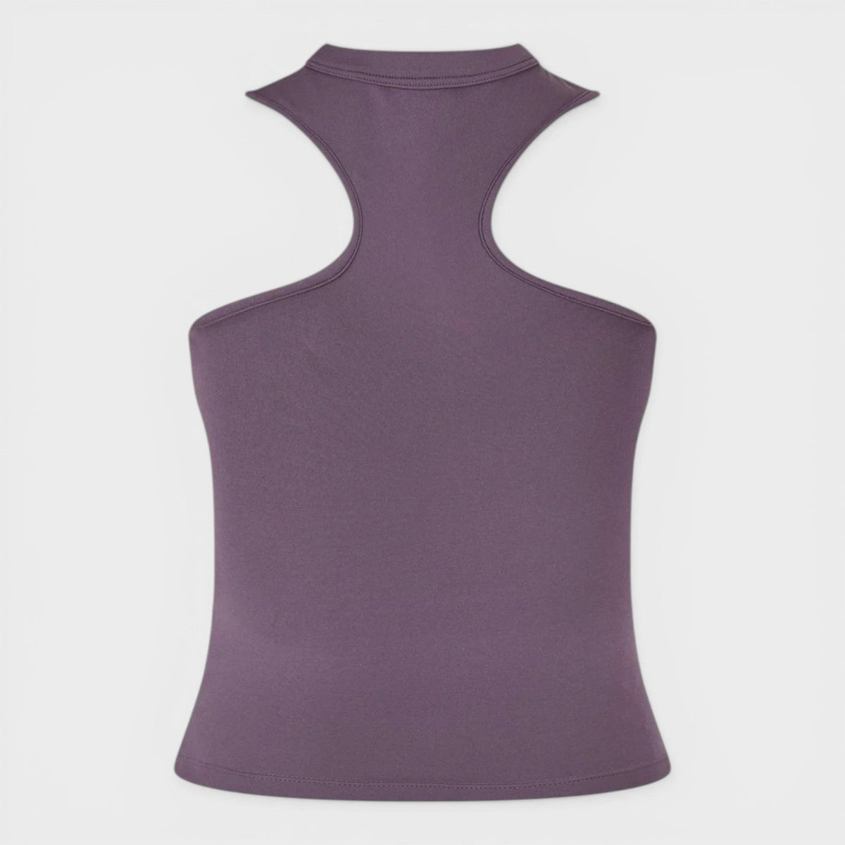 Sleek Asymmetric Rowing Top Violet