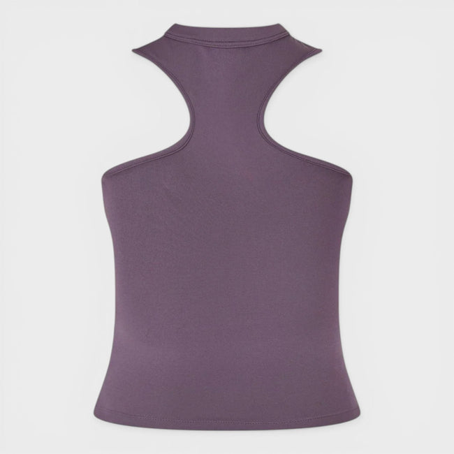 Sleek Asymmetric Rowing Top Violet