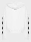 Diagonal Helvetica Hoodie White